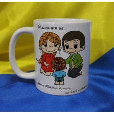 Чашка LOVE IS…