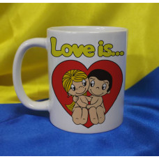 Чашка LOVE IS…