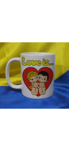 Чашка LOVE IS…