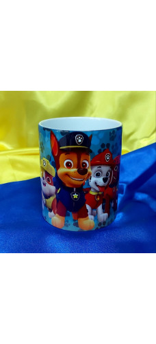 Чашка Щенячий патруль лапки