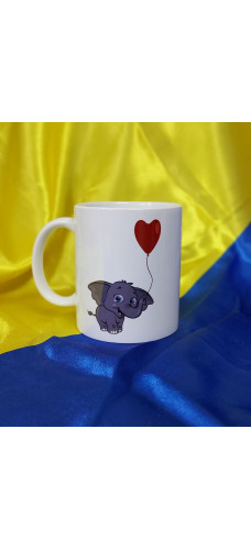 Чашка Слоник с шариком